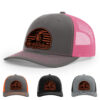 Charcoal/Hot Pink