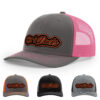 Charcoal/Hot Pink
