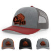 Heather Grey/Charcoal/Cardinal