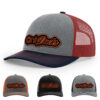 Heather Grey/Cardinal/Navy