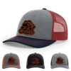 Heather Grey/Cardinal/Navy